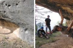 El Boulder de Ernesto se encuentra a 14 km. de El Refugio de Montanejos